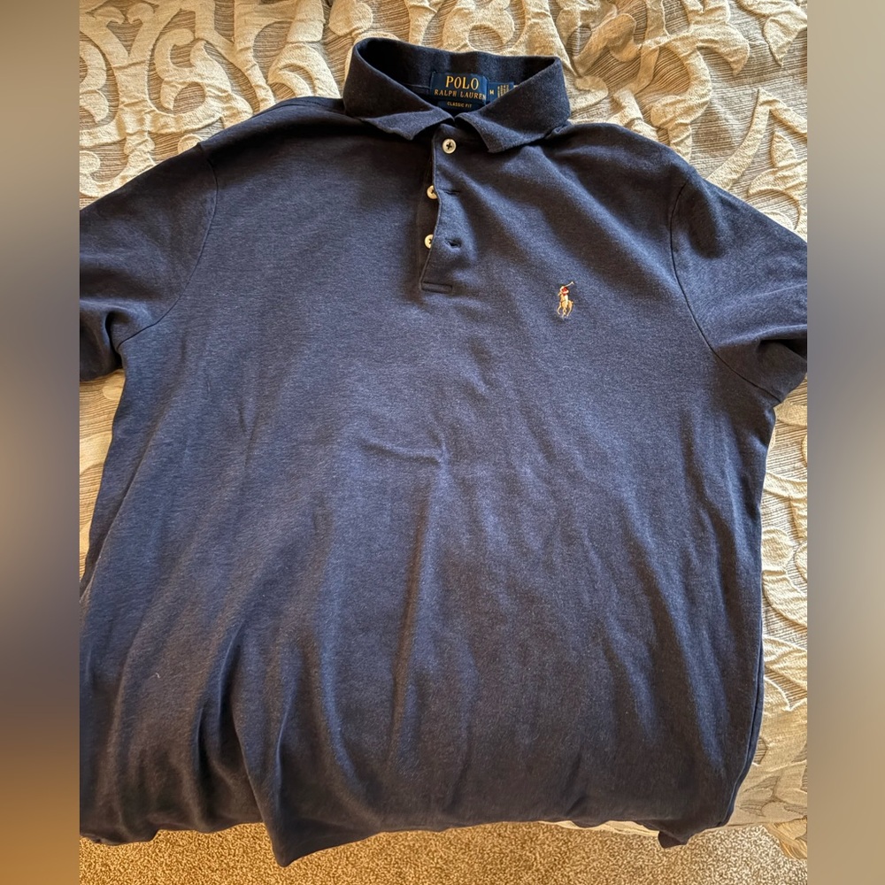 Ralph Lauren Men's Deep Blue Polo Shirt